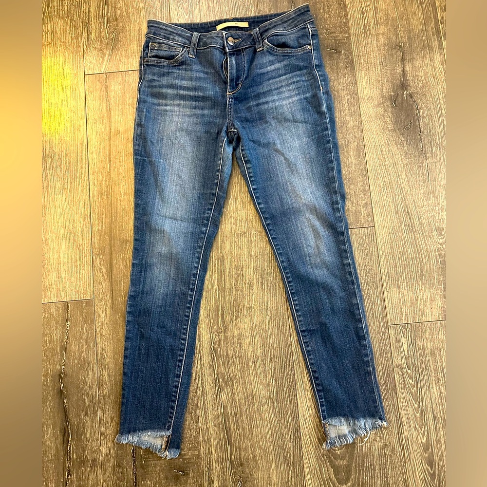 Joe’s Jeans Skinny Ankle Raw Hem Jeans (???)